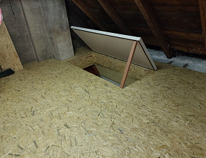 Zateplení půdy a zhotovení podlahy